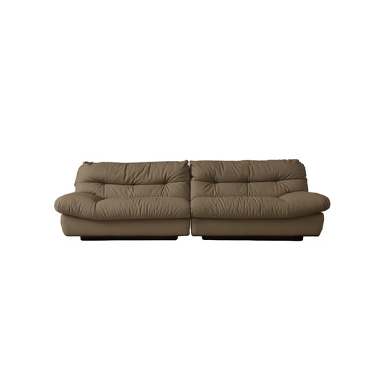 MASAKINI 3-SEATER LEATHER SOFA WN 26864