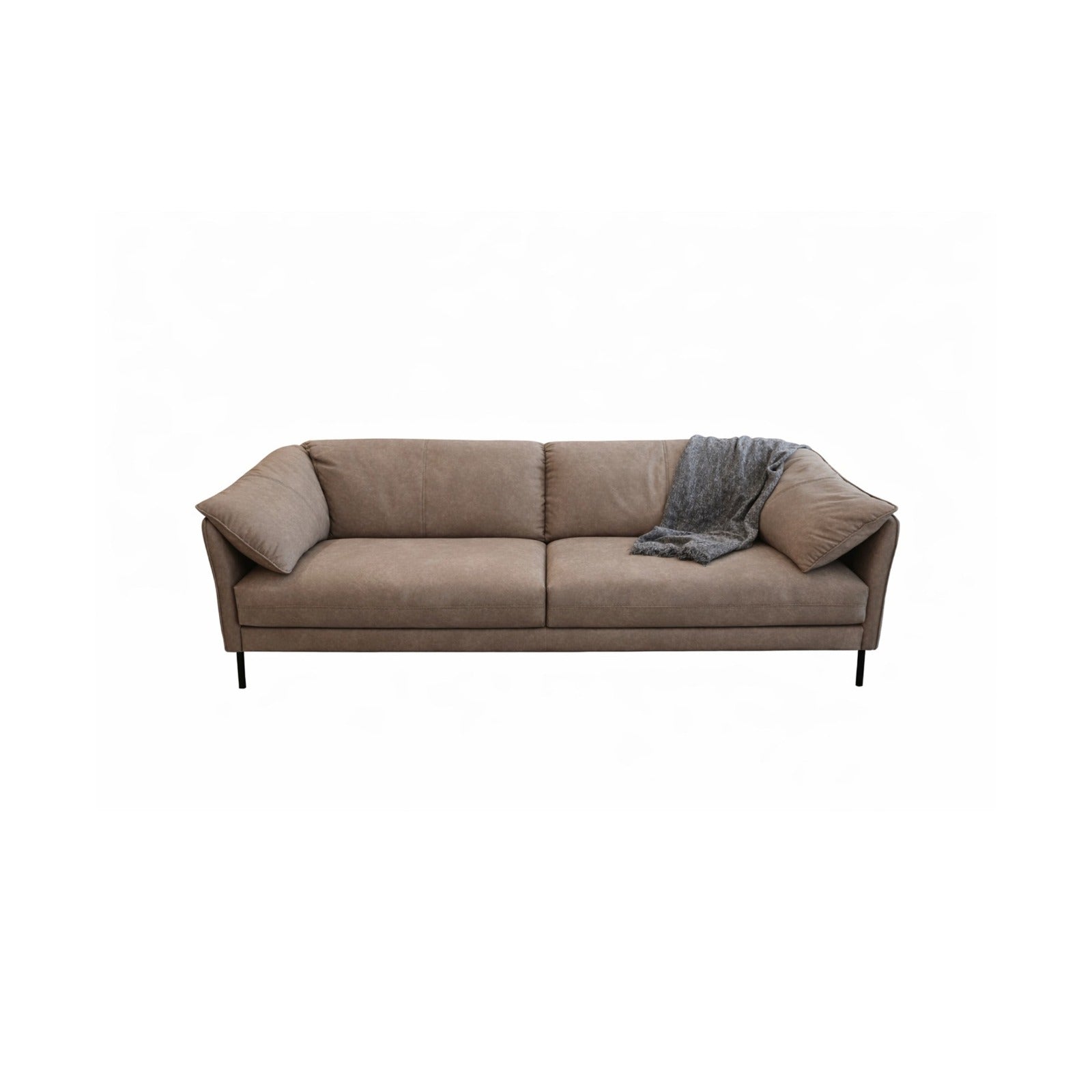 MASAKINI 3-SEATER LEATHER SOFA
