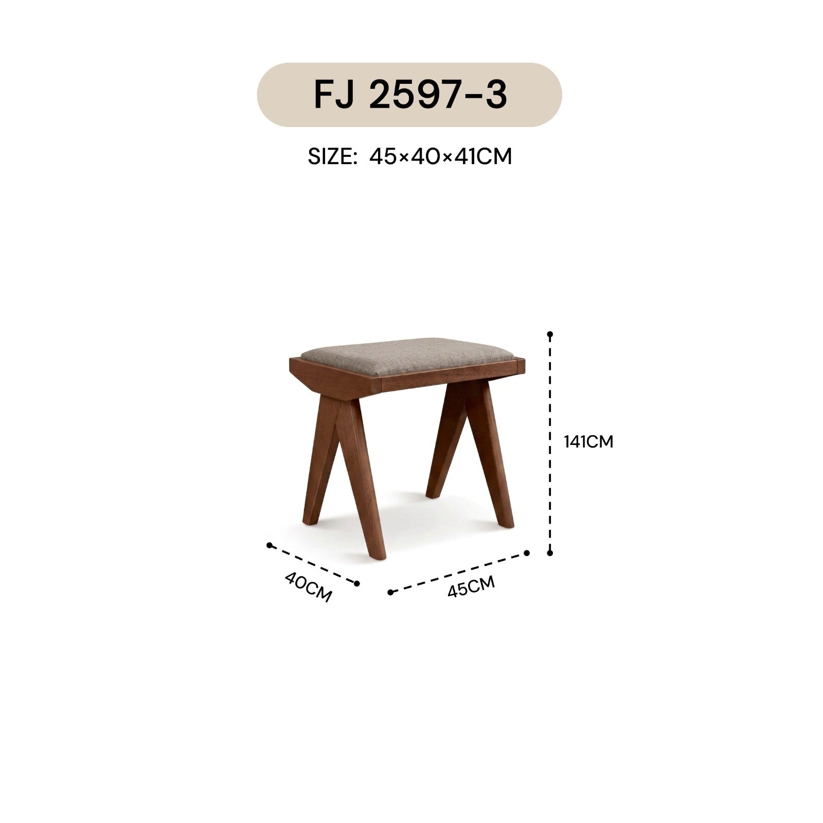 BATANG DRESSING STOOL FJ 2597-3 (R)