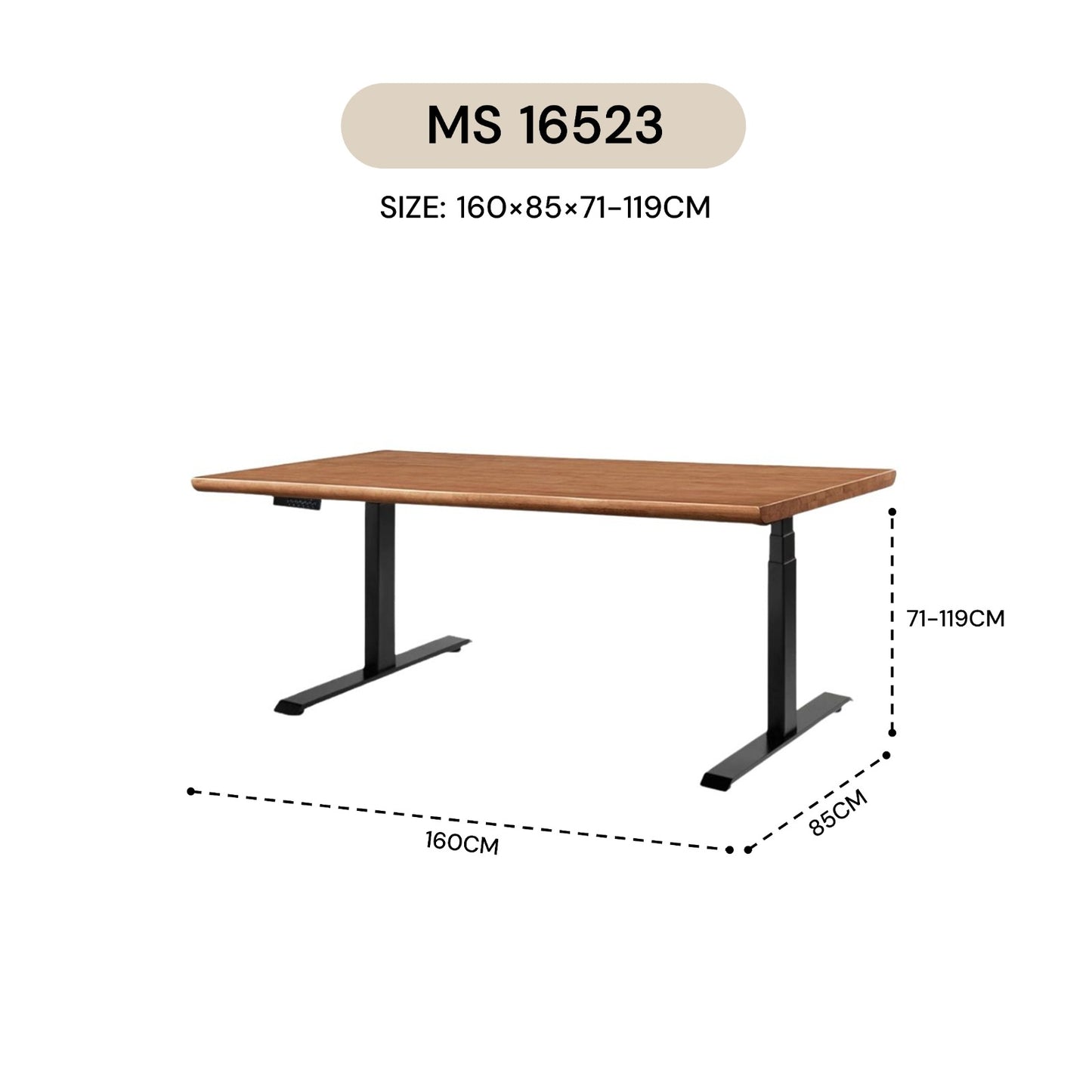 SMART ADJUSTABLE TABLE MS 16523 (L) / MS 18523 (L)