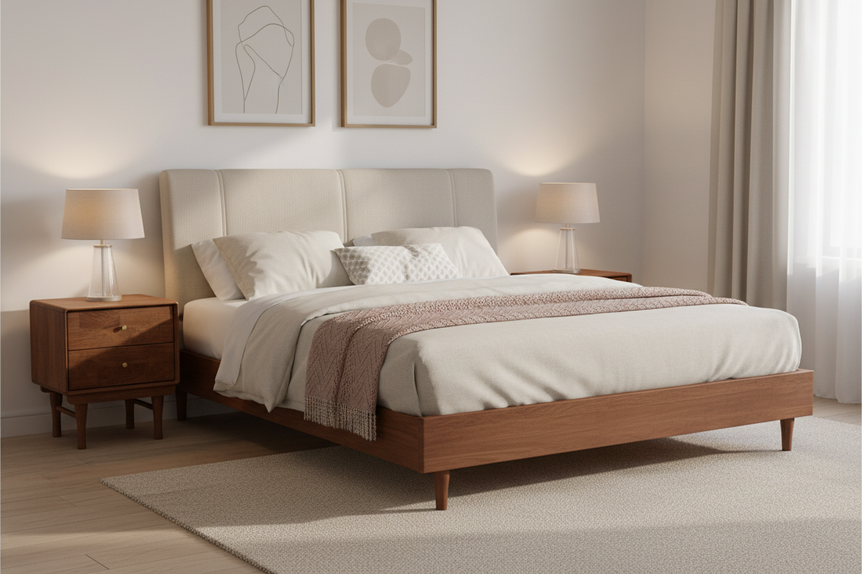 Bedroom with Arked Furniture