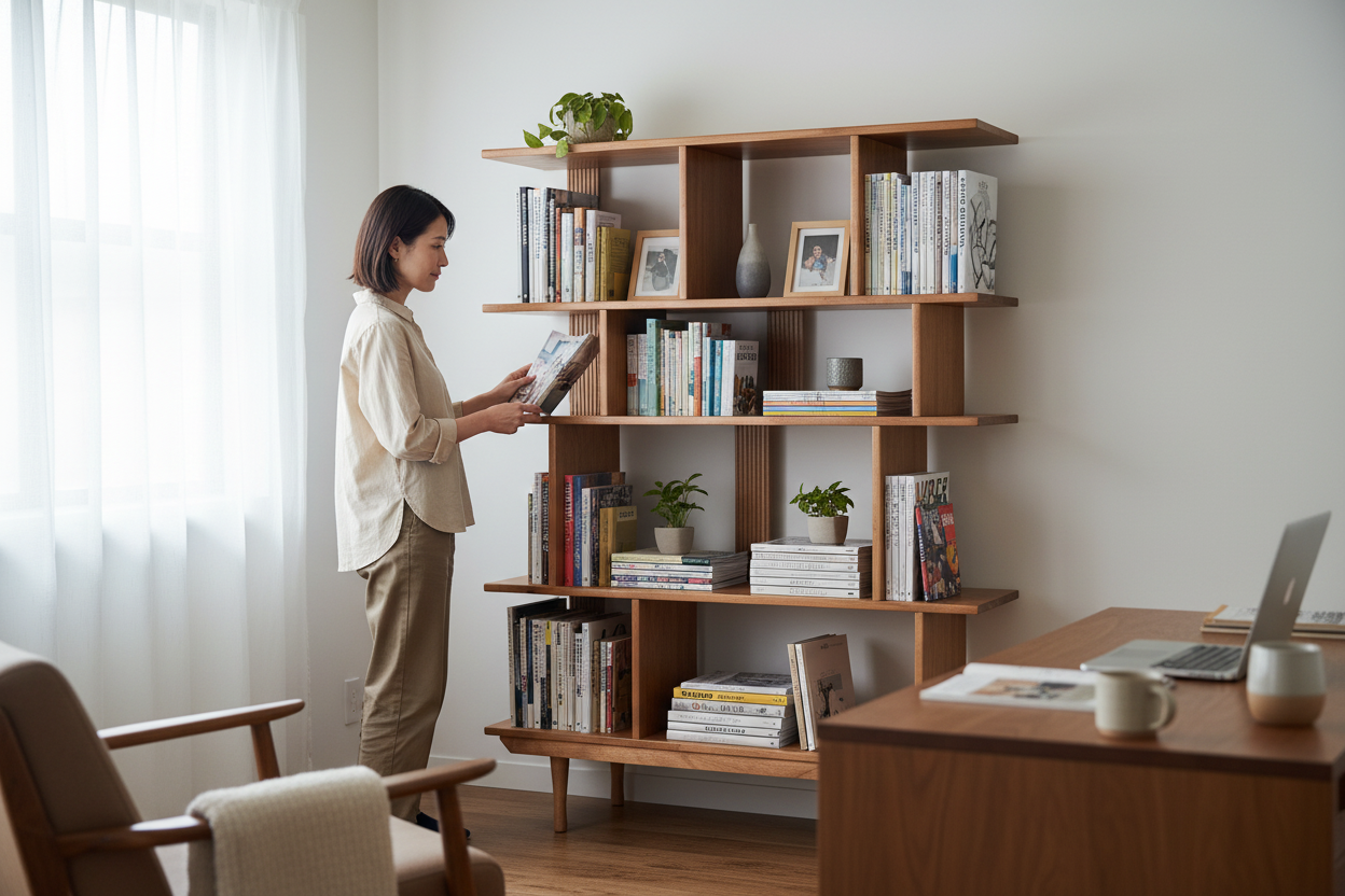 Book rack organization