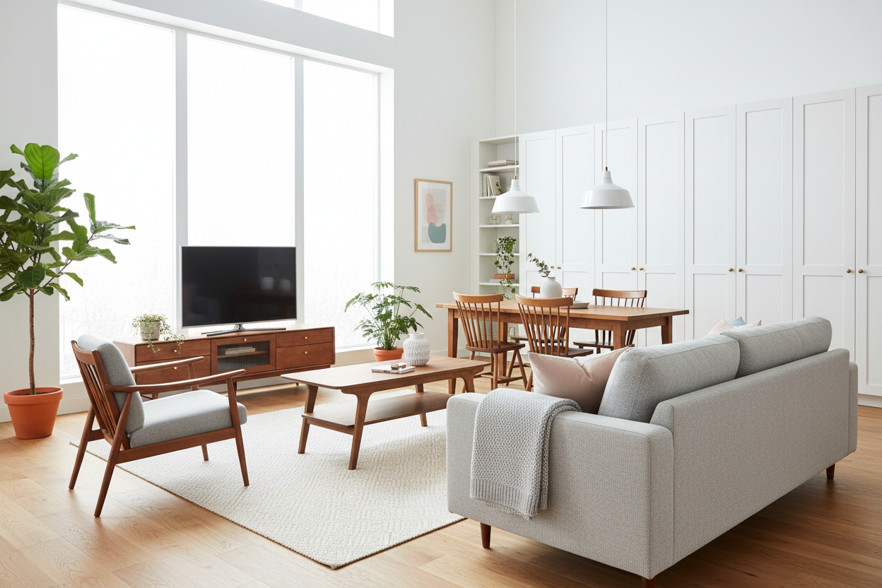 Classic Nordic Open-Concept