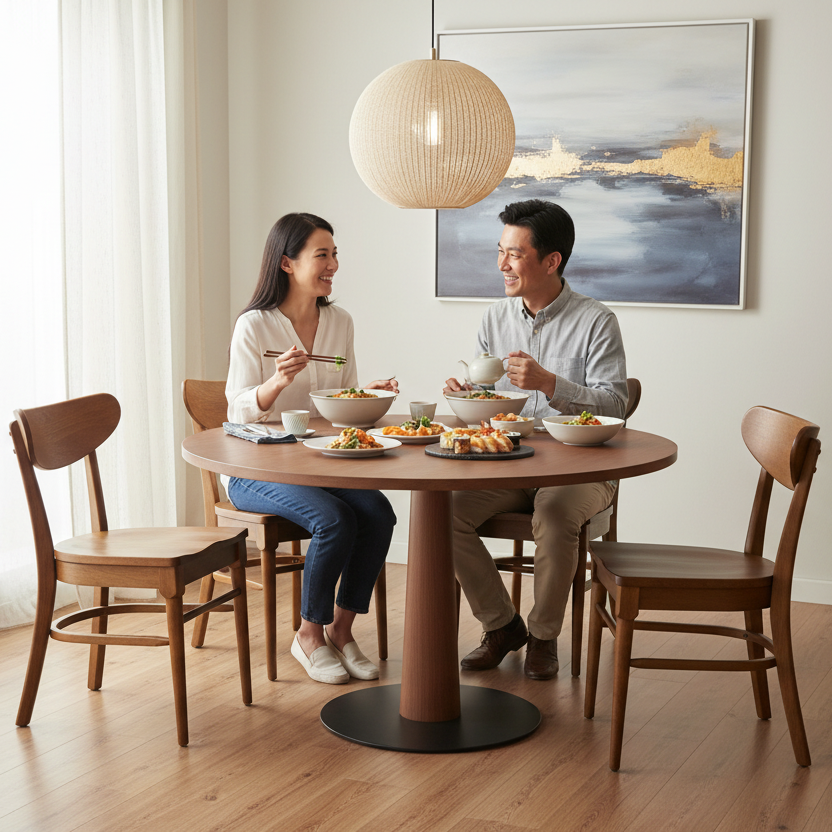 Designer's Picks dining table with chairs