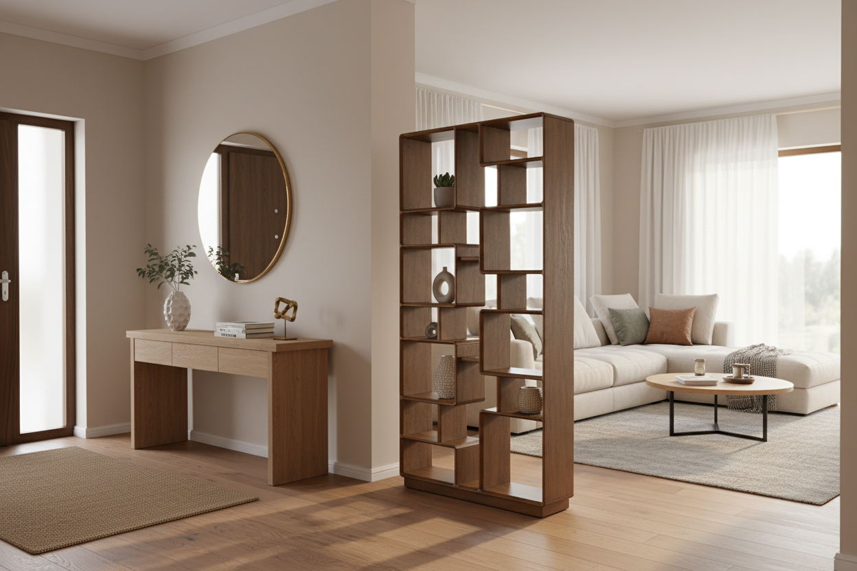 Entrance and Living Room Partition