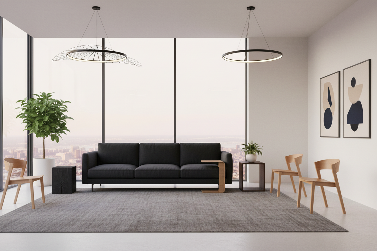 Modern Minimalist Lounge