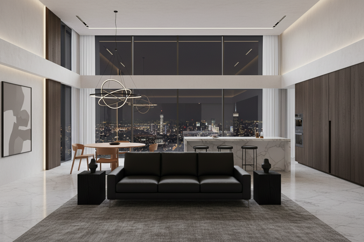 Modern Minimalist Luxury Penthouse