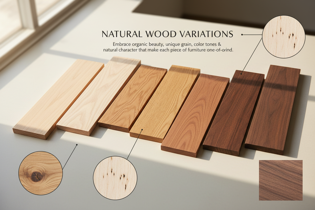 Natural Wood Examples Understanding natural wood variations – Riccione Malaysia