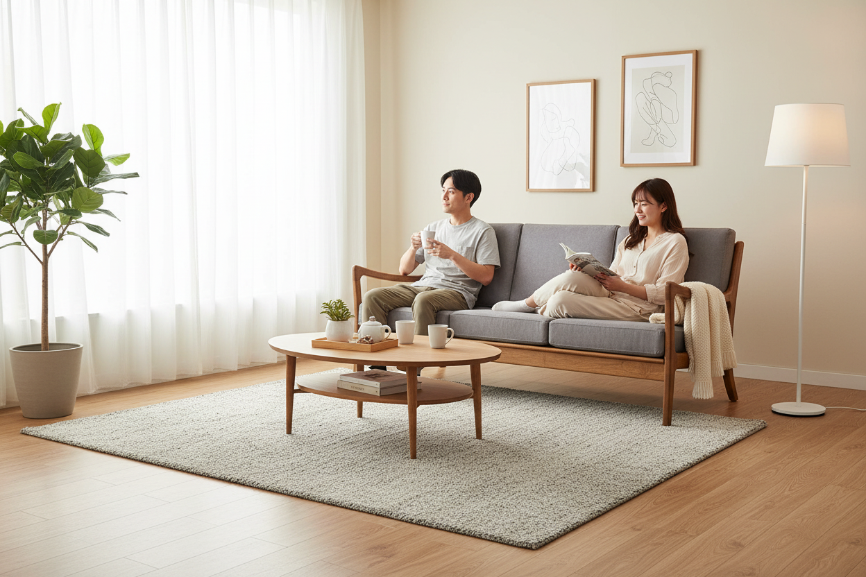 NORDIC 3-SEATER SOFA FJ 2993 Lifestyle