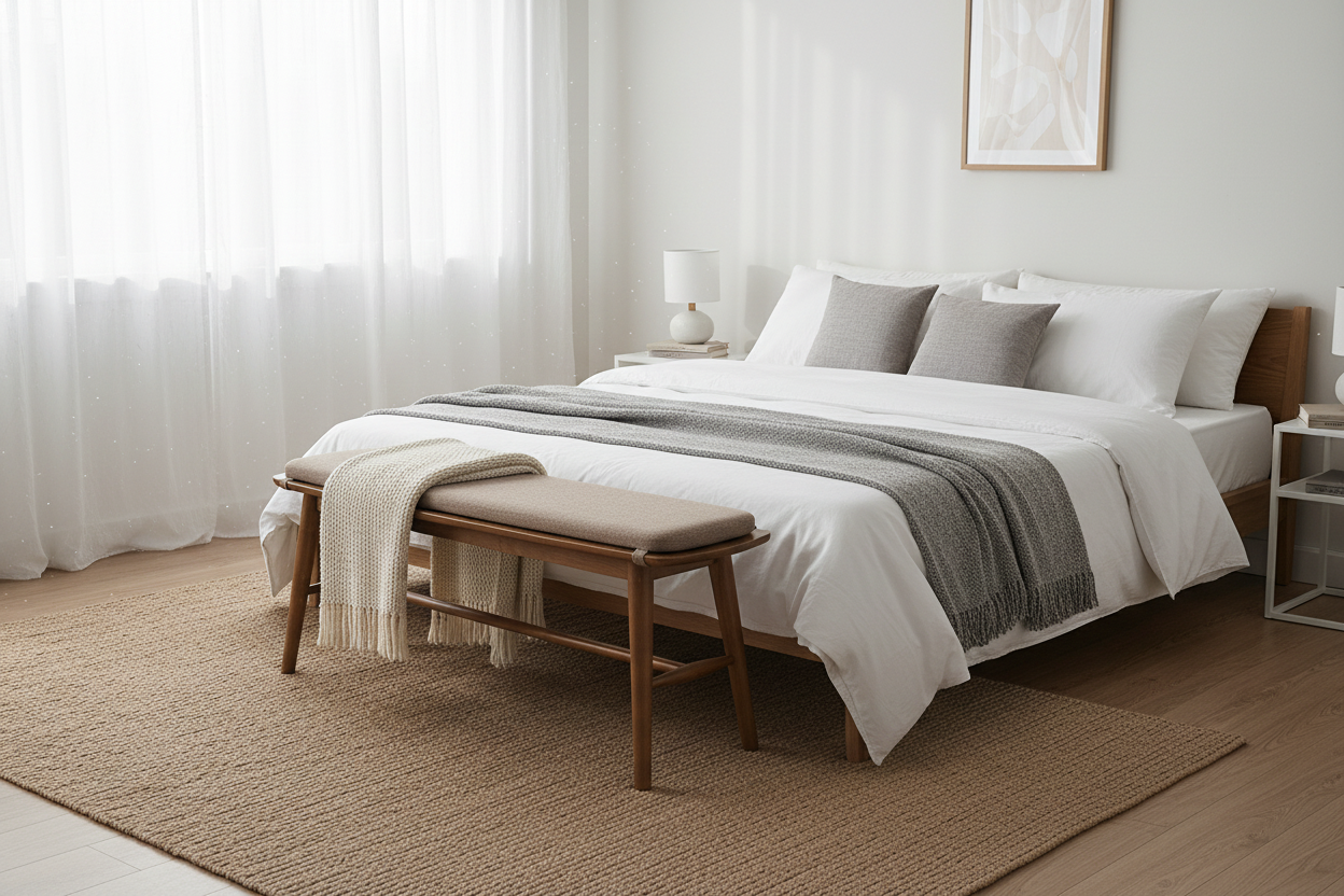 Nordic Bench Bedroom