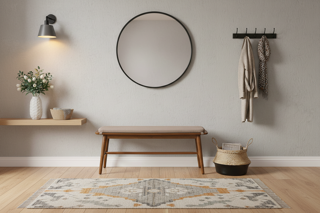 Nordic Bench Entryway