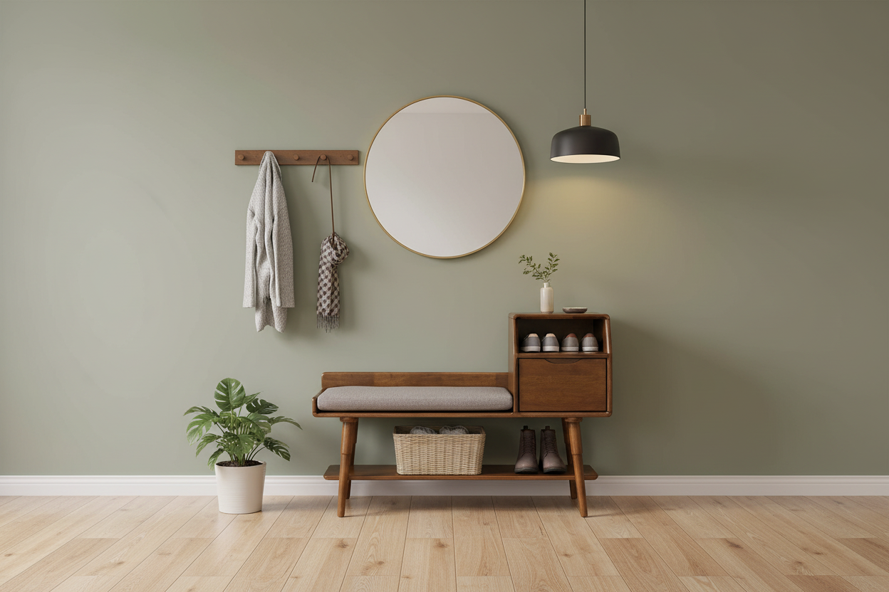 Nordic Shoe Rack Bench