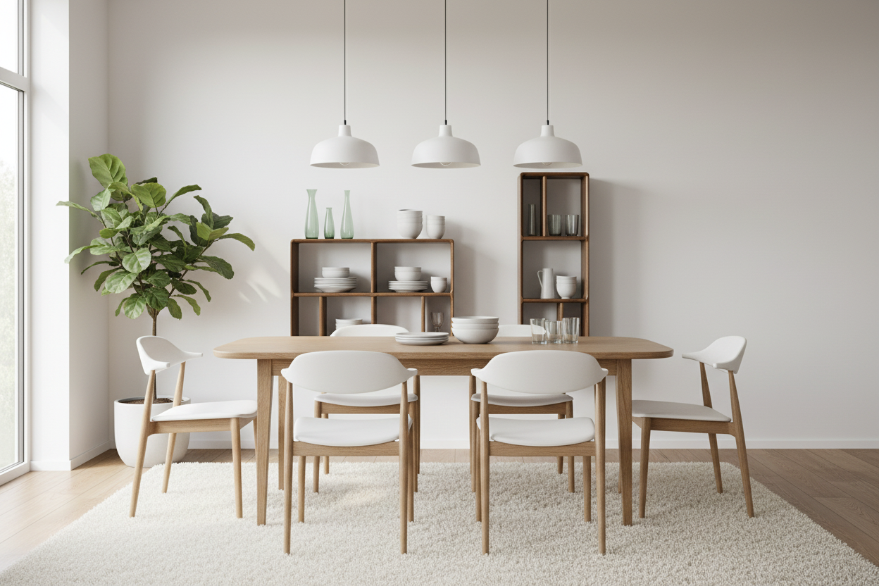 Nordic Storage Rack Contemporary Dining