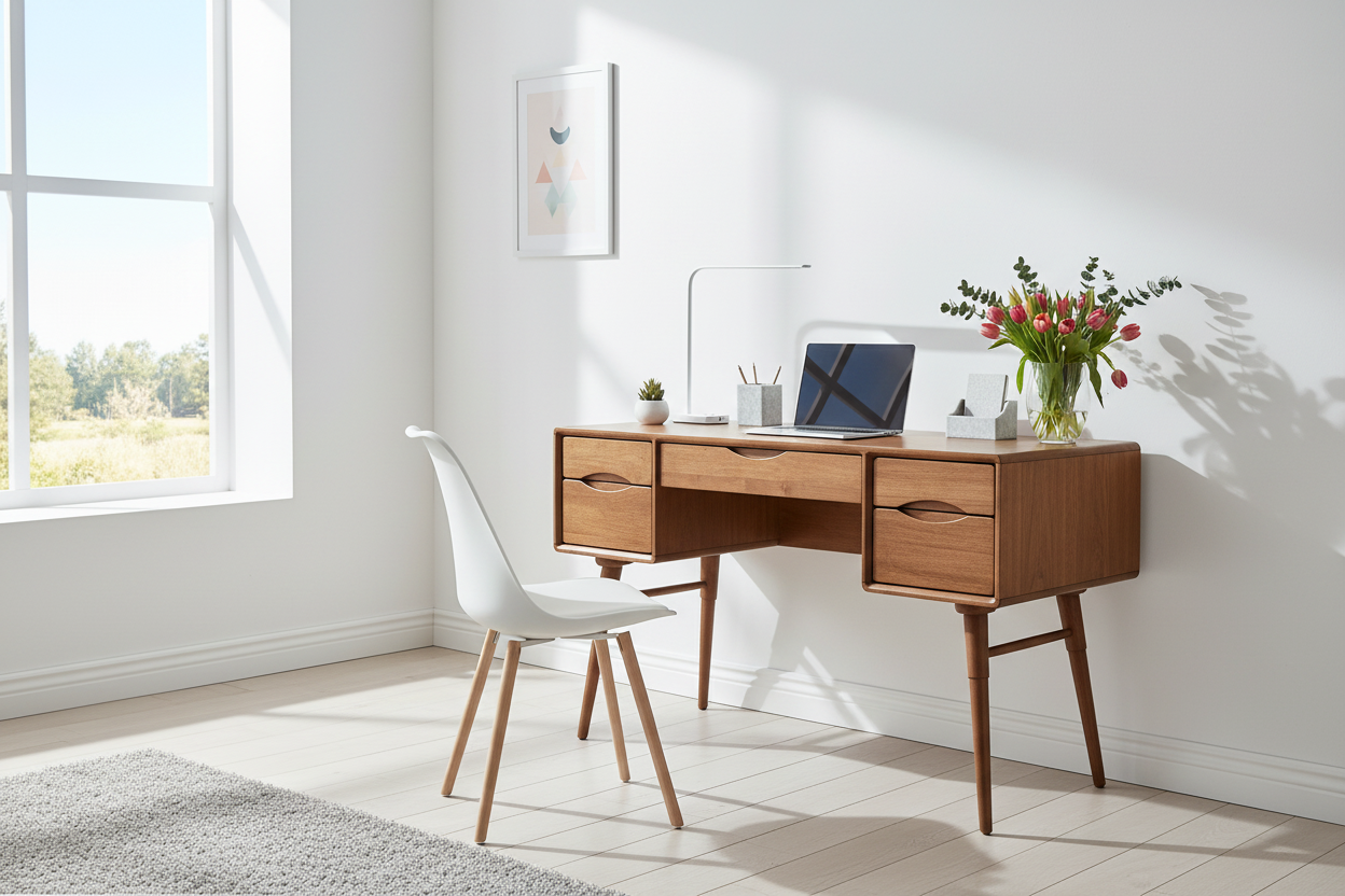Nordic Study Table Scandinavian