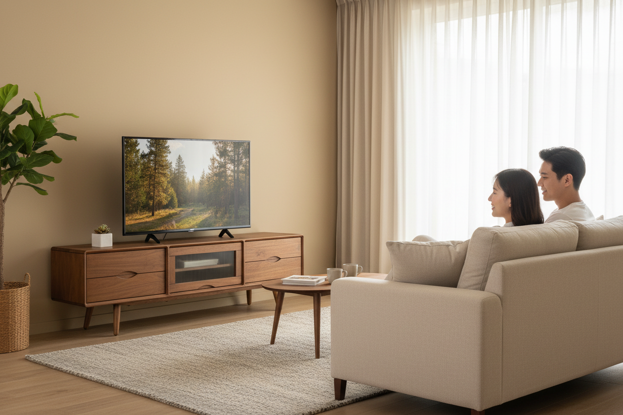 NORDIC TV CABINET FJ 1855-1 Lifestyle - Corrected