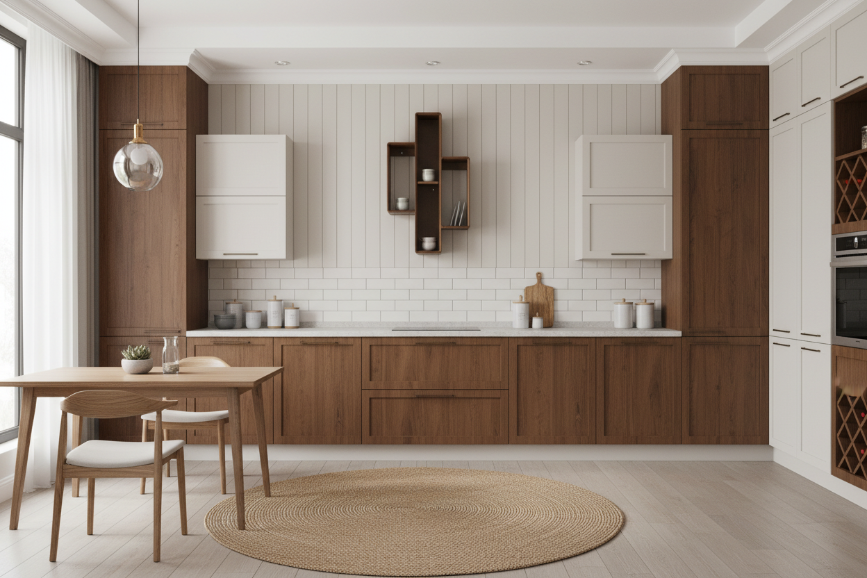 Nordic Wall Mount Rack Kitchen Harmonious