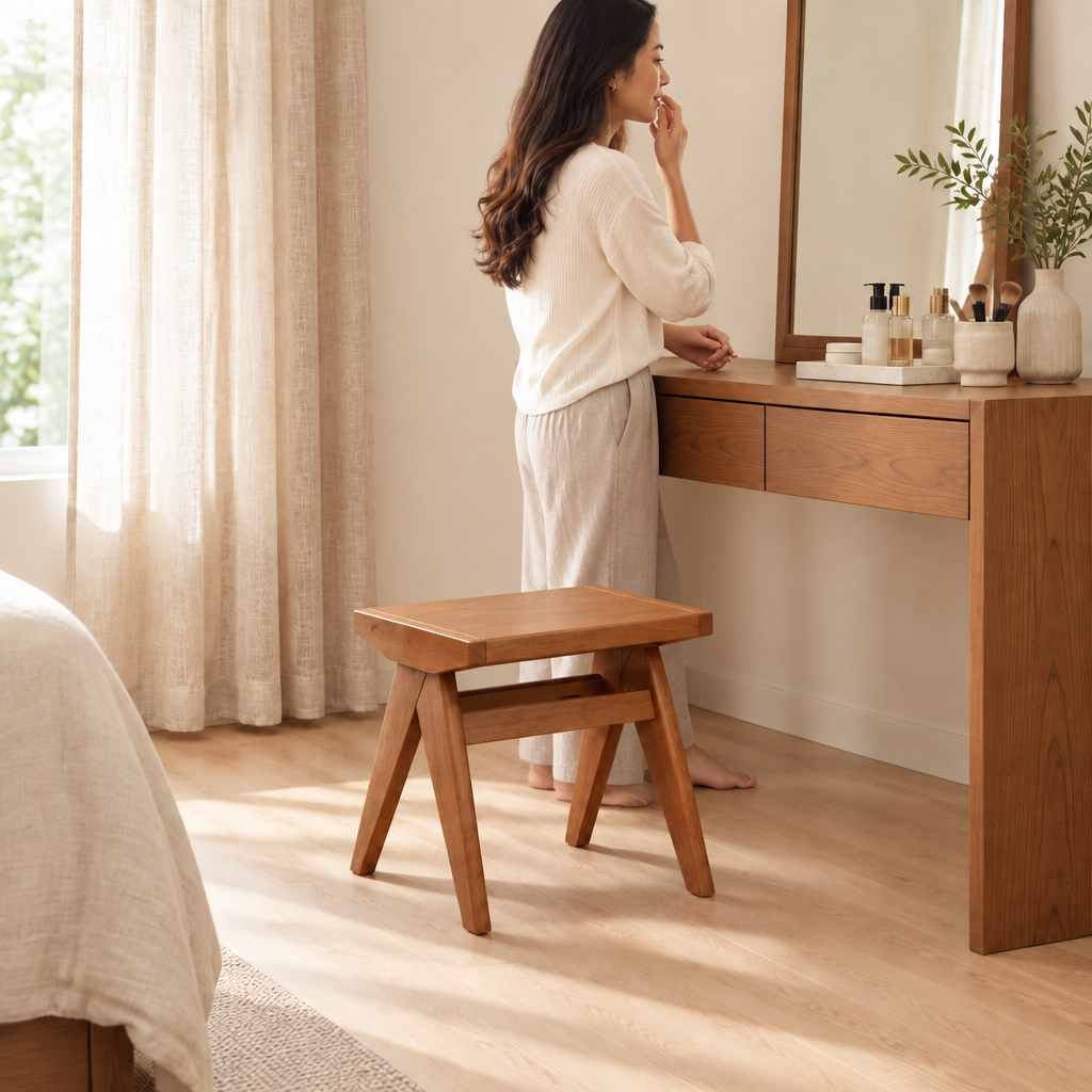 Revised square lifestyle image of the Wabi Sabi MS 2597 (R) dressing stool