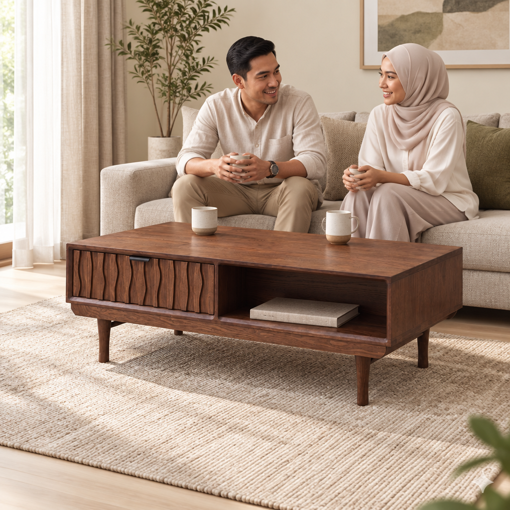Square lifestyle image of the AFRAIN MK 1255-9 coffee table