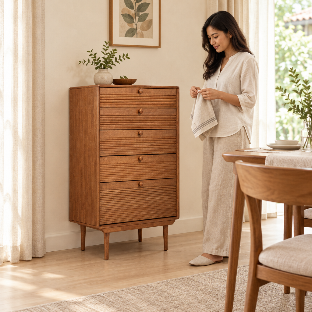 Square lifestyle image of the GASING MS 8012-2 cabinet