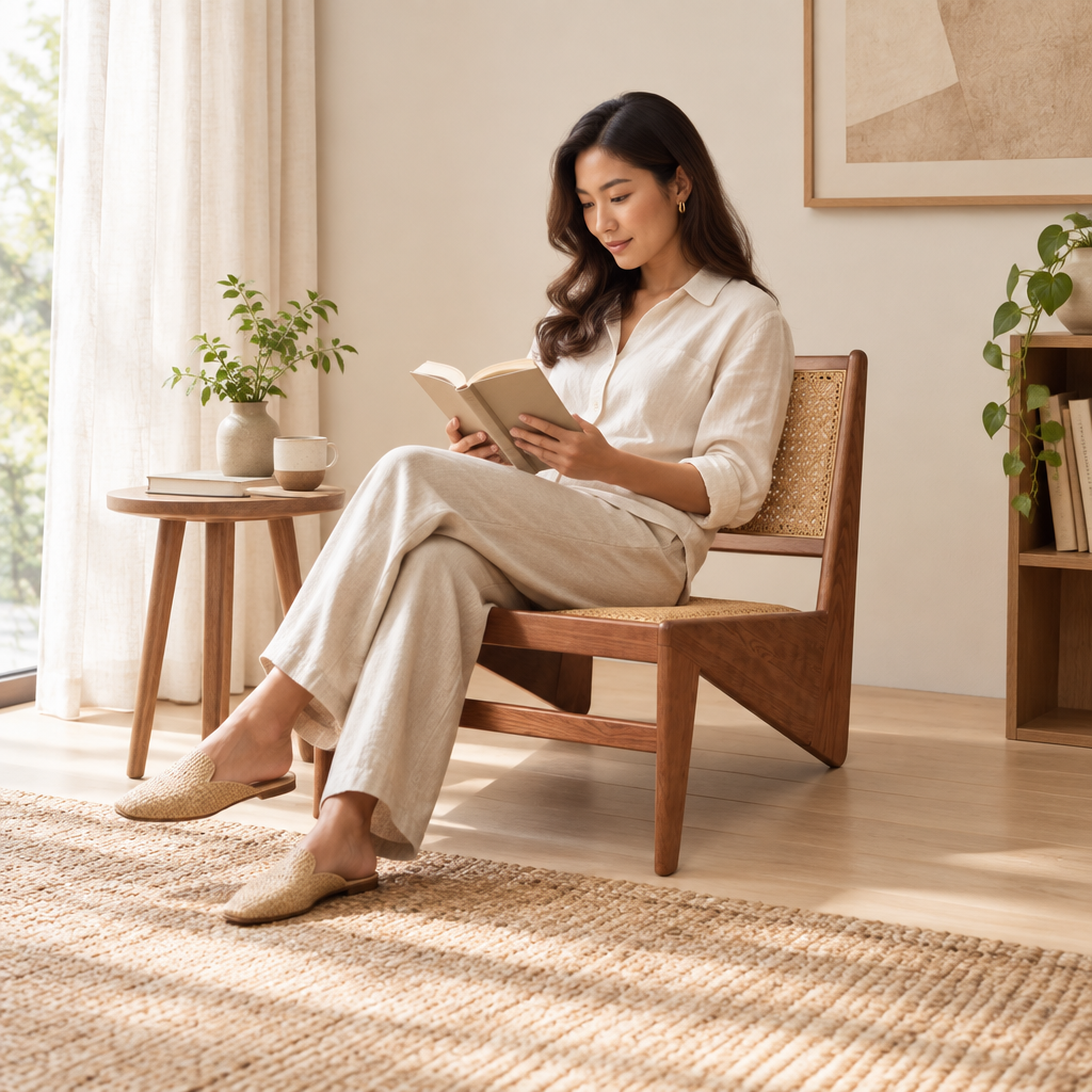 Square lifestyle image of the MASAKINI WN 73701 lounge chair