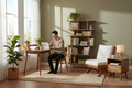 Study room with reading corner