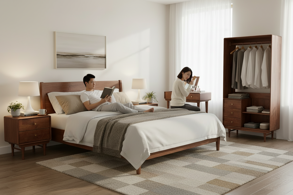 Woman at Dressing Table Mirror